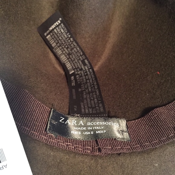 Zara brown felt wool hat - Picture 5 of 6